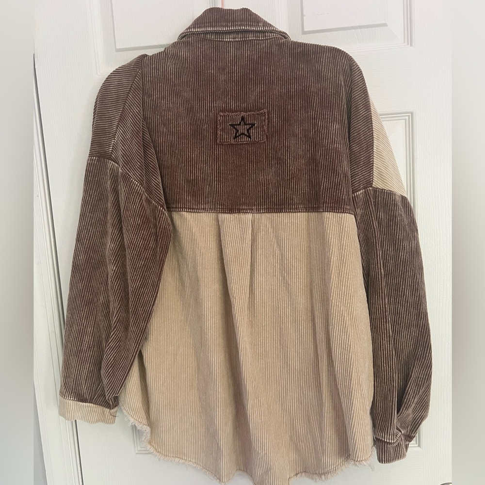 Color Block Corduroy Jacket | Amazing Lace Boutique